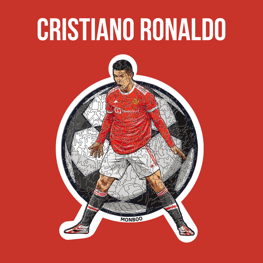 IconWood - Cristiano Ronaldo Houten Puzzel | Bouw de legende