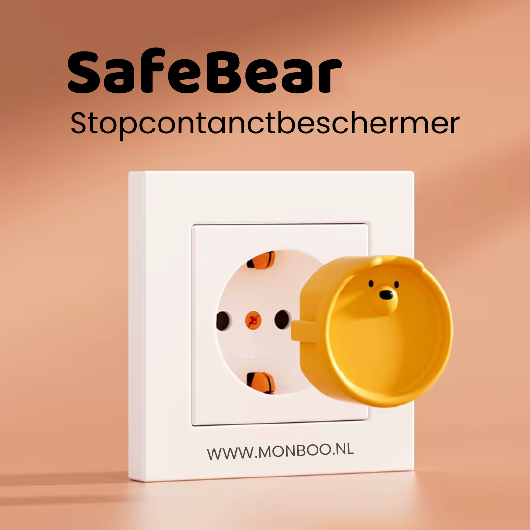 SafeBear™ – 6 stuks - Schattige Stopcontact kinderbeveiliging