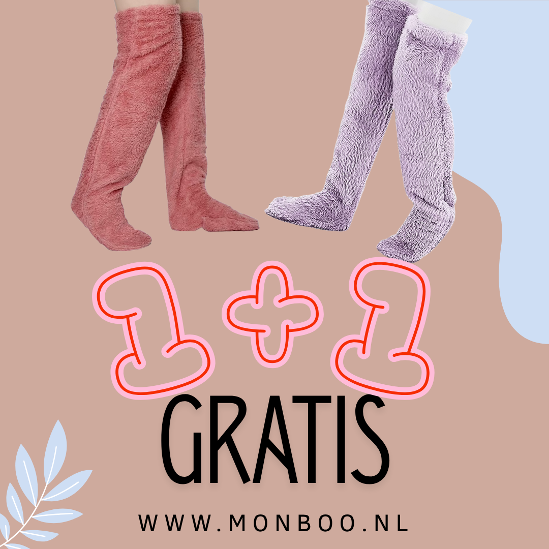 CozyClouds – Pluche Beenwarmers met Open Voet
