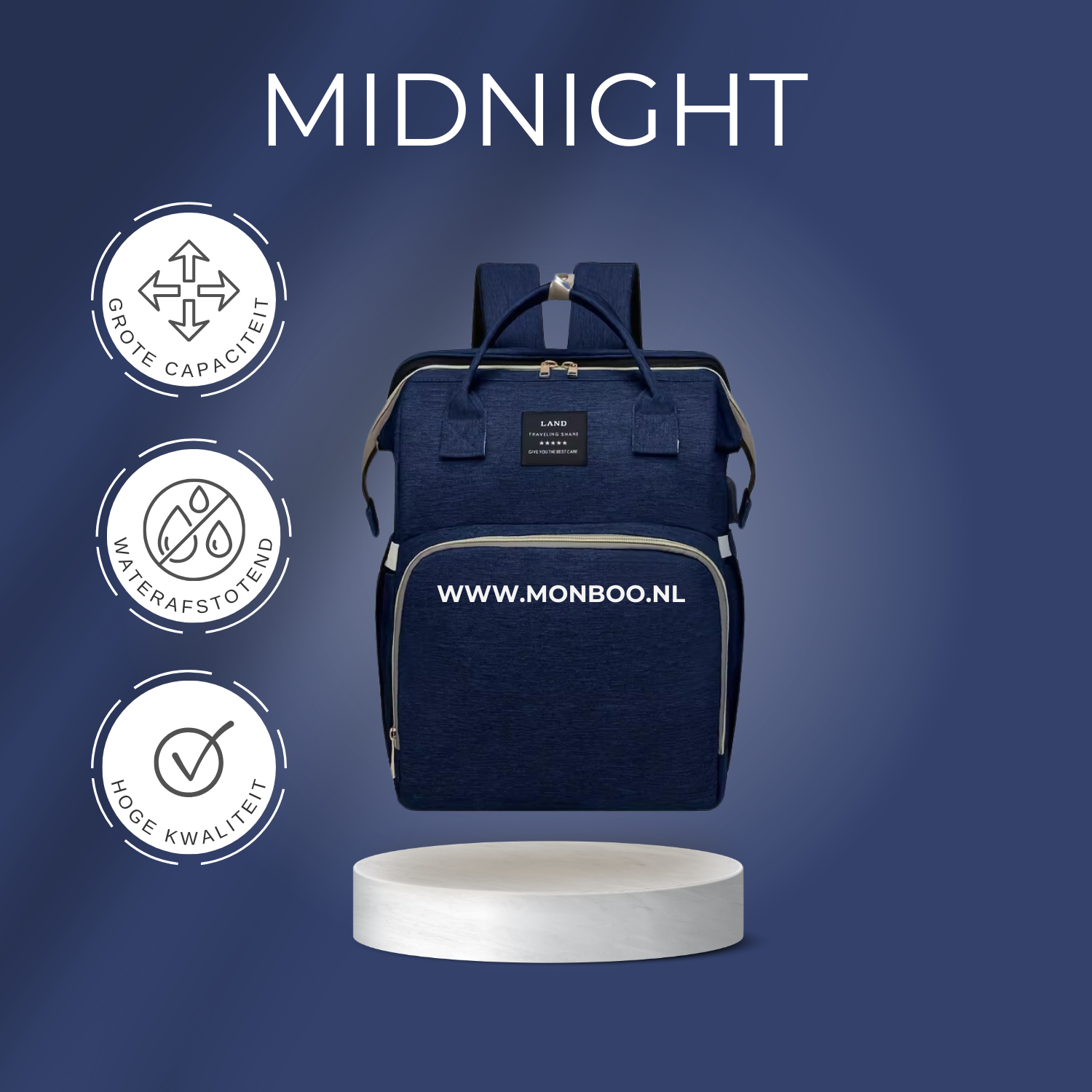 CarryAll Comfort™ - Ultieme Rugzak 3-in-1 Luiertas