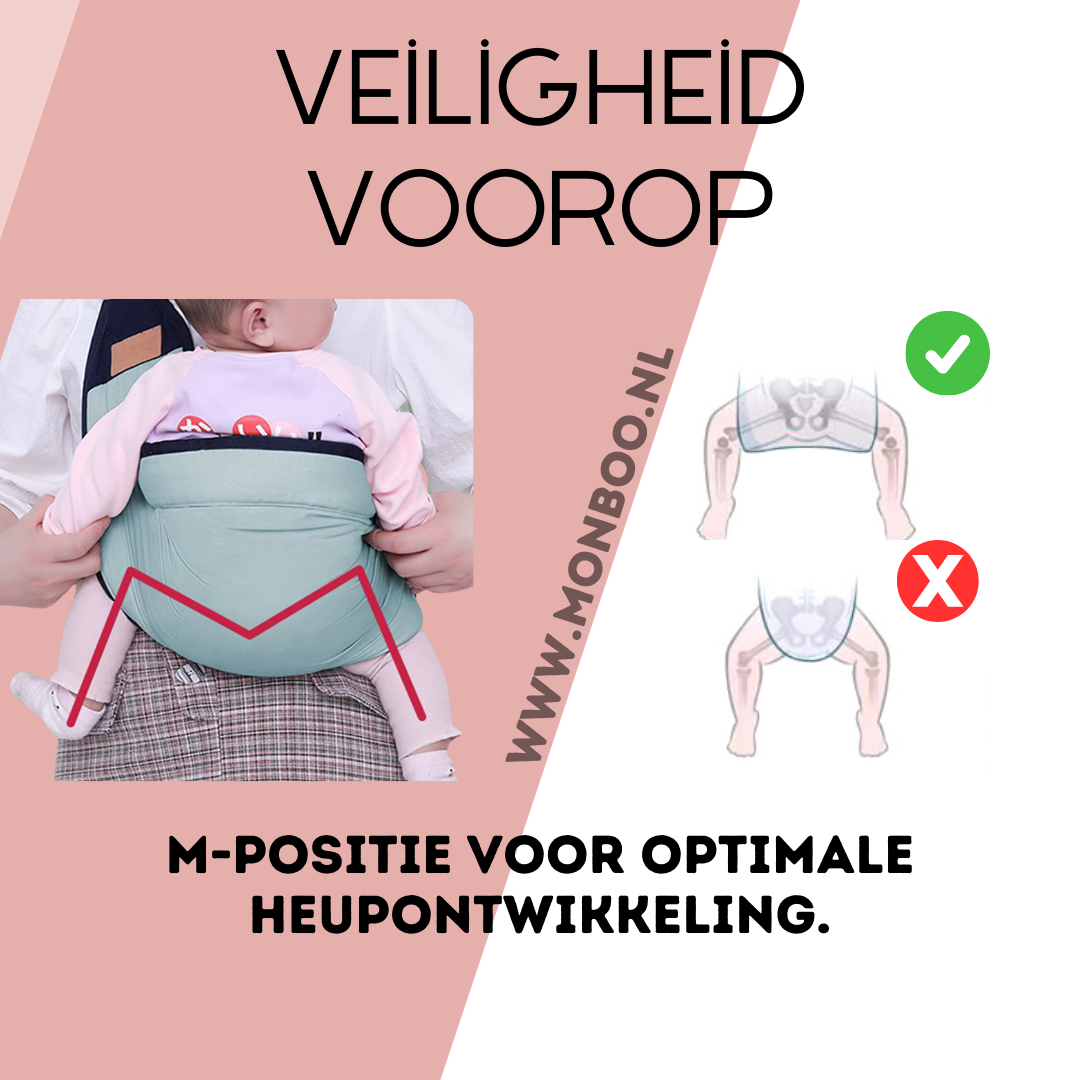 CozyCarry™ - De Perfecte Draagzak voor Comfort en Veiligheid
