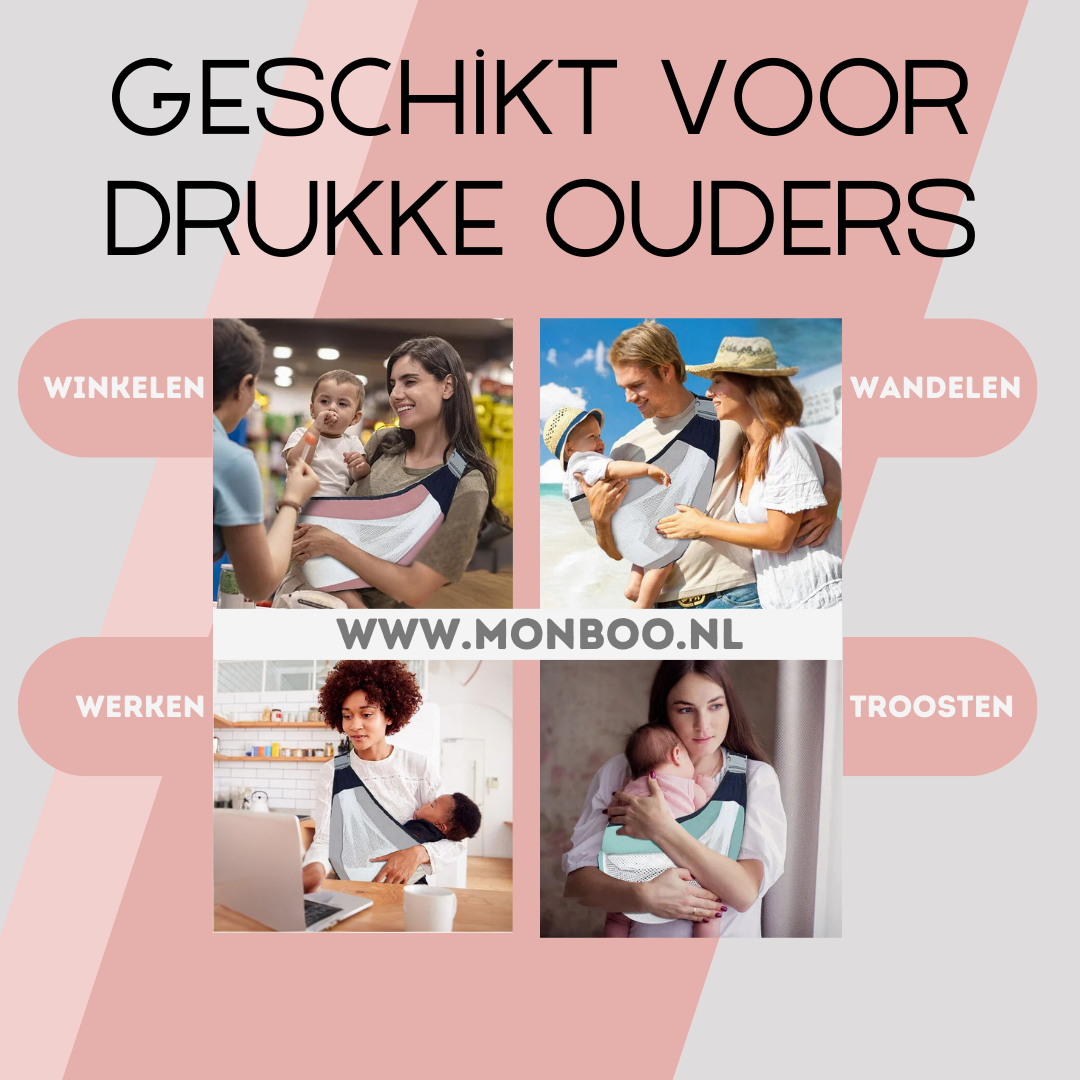 CozyCarry™ - De Perfecte Draagzak voor Comfort en Veiligheid