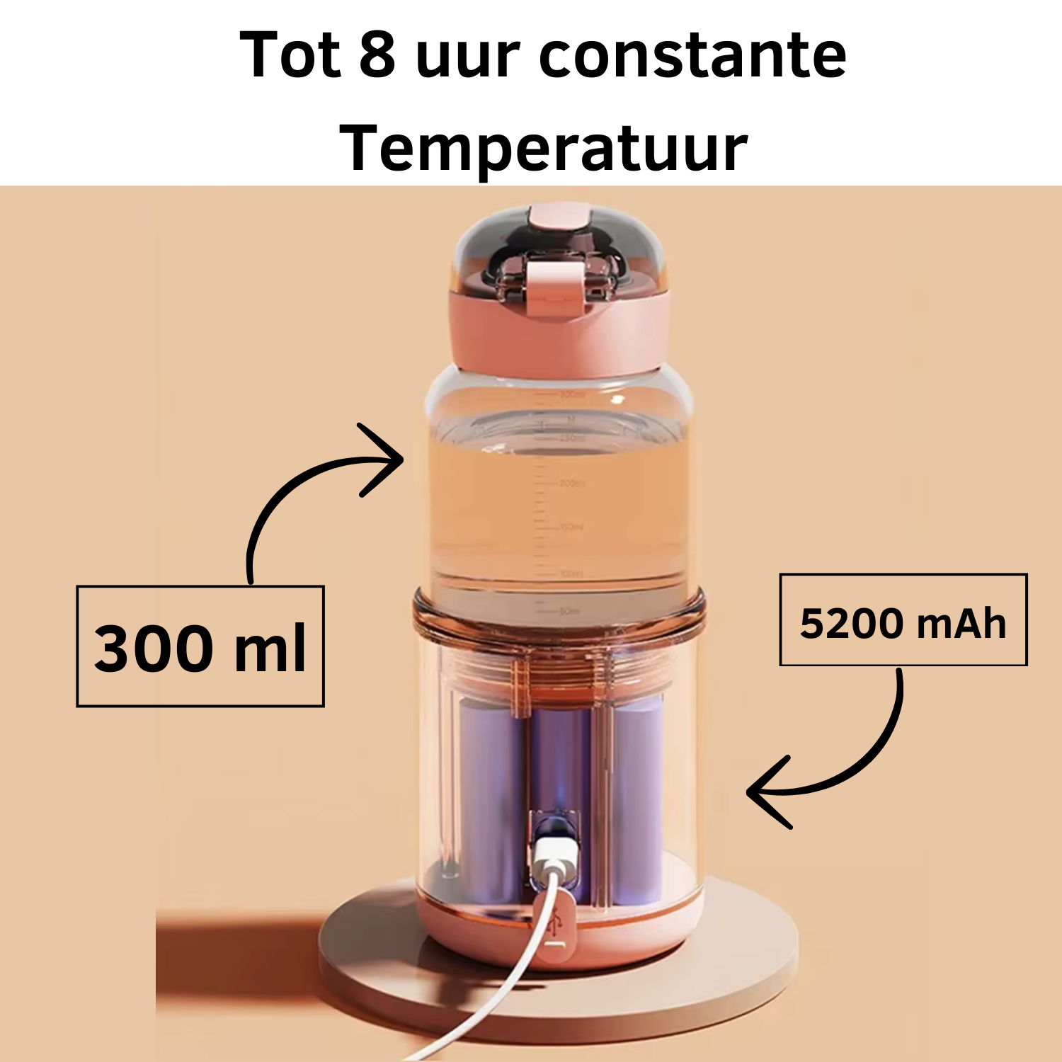 ThermiQ™ – Draagbare flesverwarmer voor moeiteloze melkbereiding onderweg