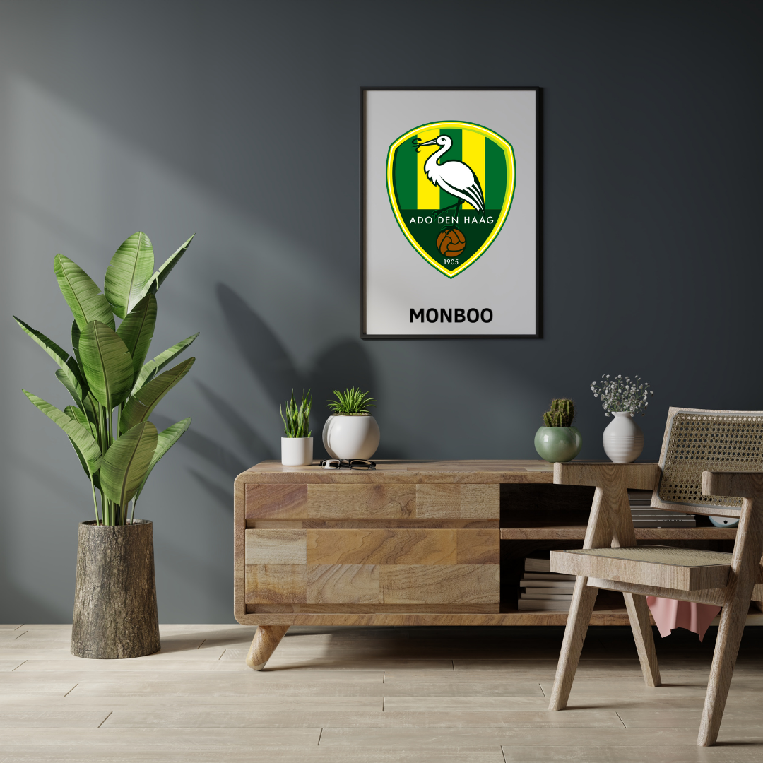 ADO Den Haag aan het muur IconWood MOnboo