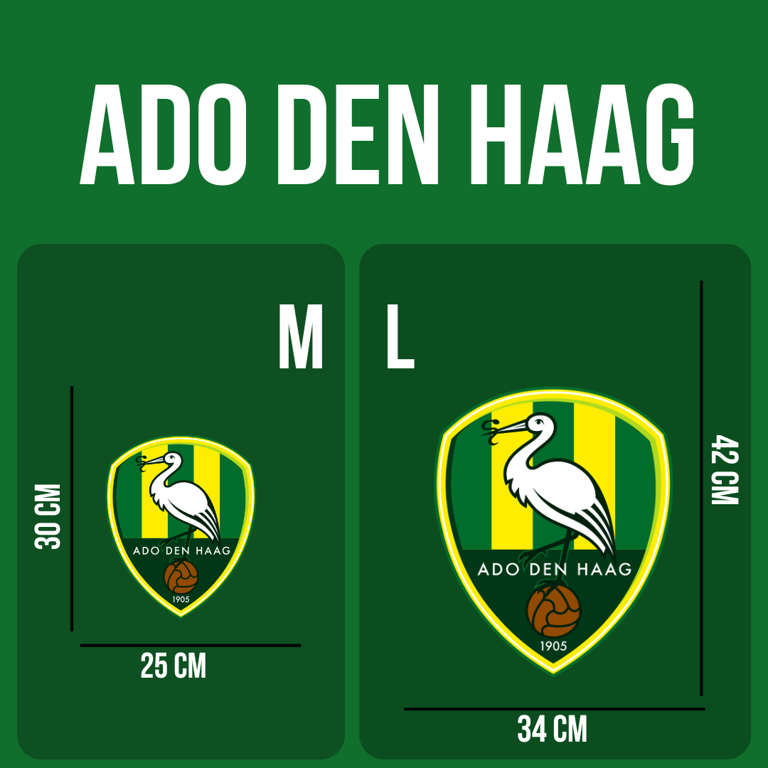 Afmetingen ADO Den Haag IconWood