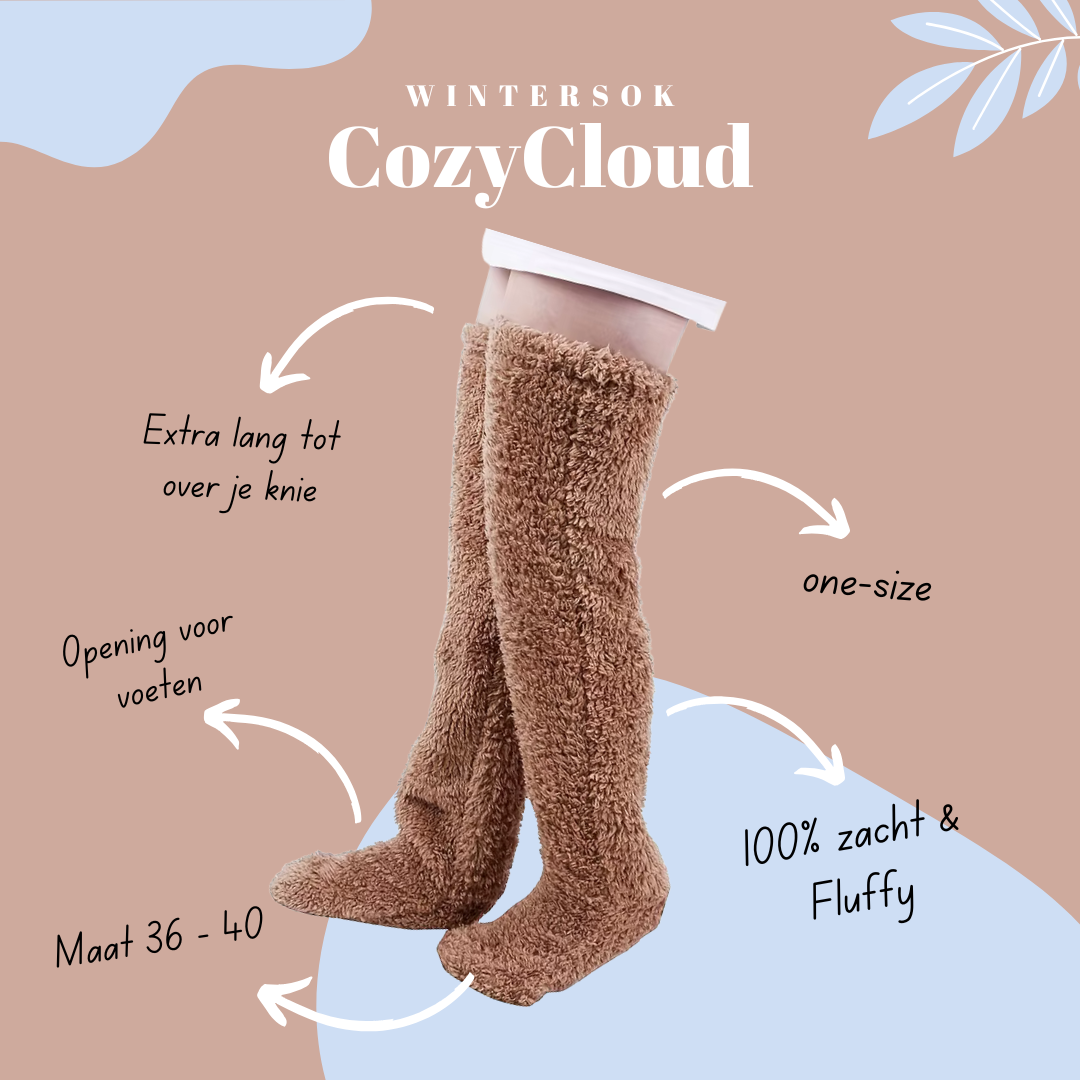 CozyCloud sokken over je hele been bij monboo cadeautip