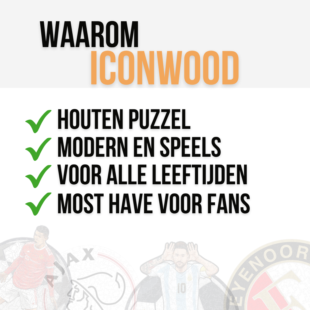 Kenmerken IconWood puzzel met voordelen bij MONBOO