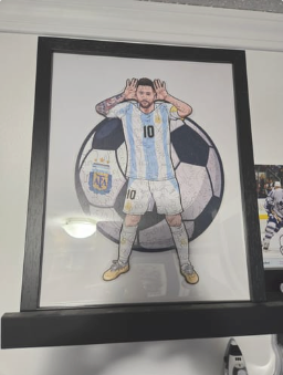 IconWood™ – Lionel Messi Houten Puzzel