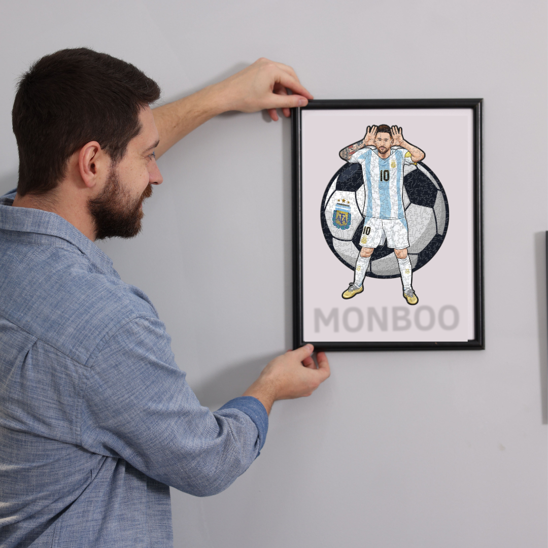 IconWood™ – Lionel Messi Houten Puzzel