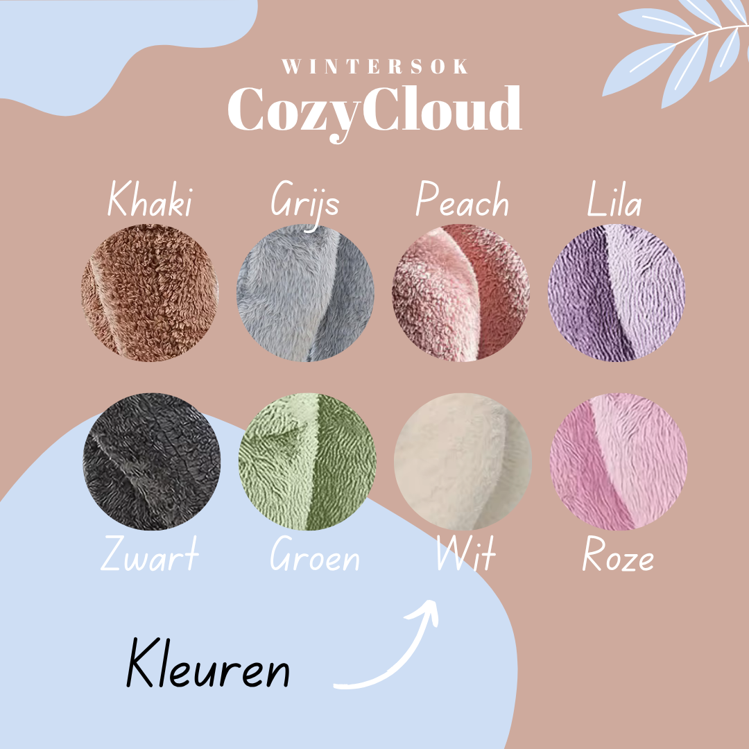CozyClouds – Pluche Beenwarmers met Open Voet